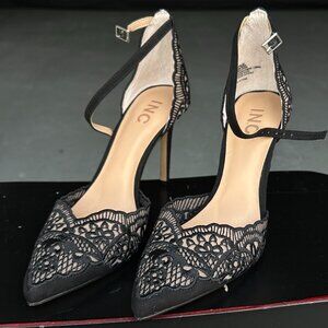 I.N.C. black lace high heel